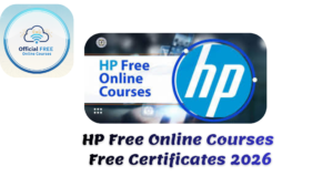 HP Free Online Courses with Free Certificates 2026