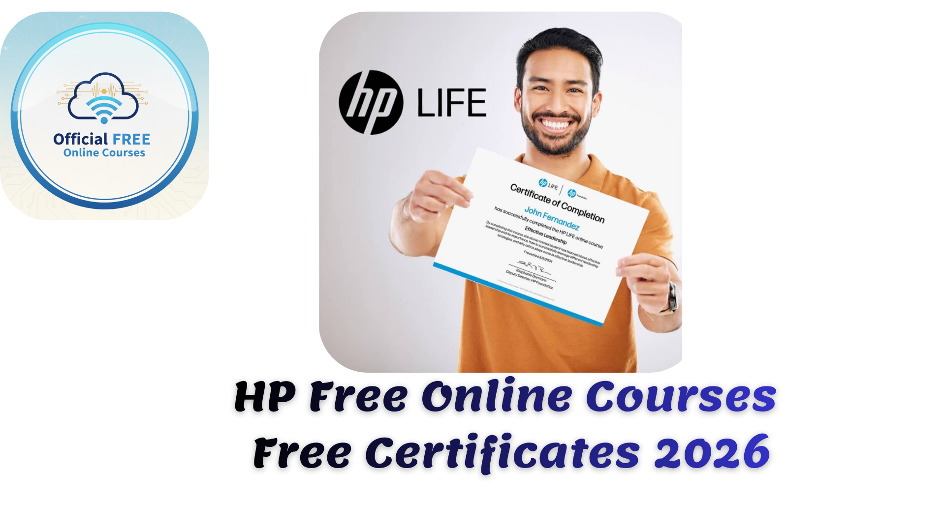 HP Free Online Courses with Free Certificates 2026