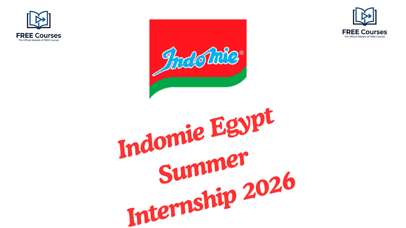 Indomie Egypt Summer Internship 2026