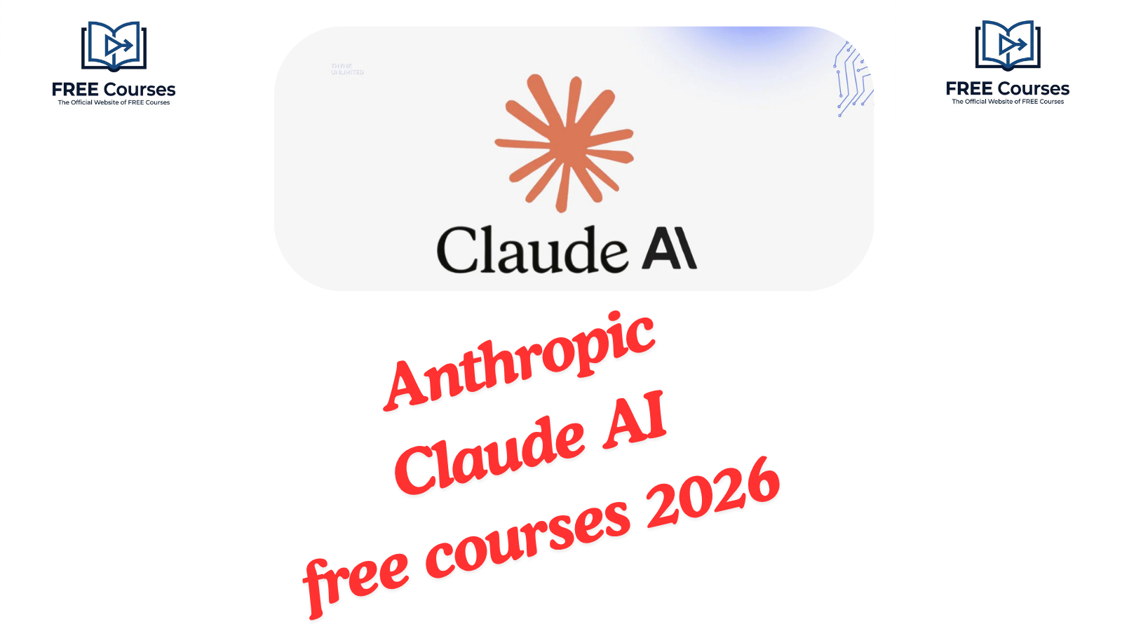 Anthropic Claude AI free courses 2026