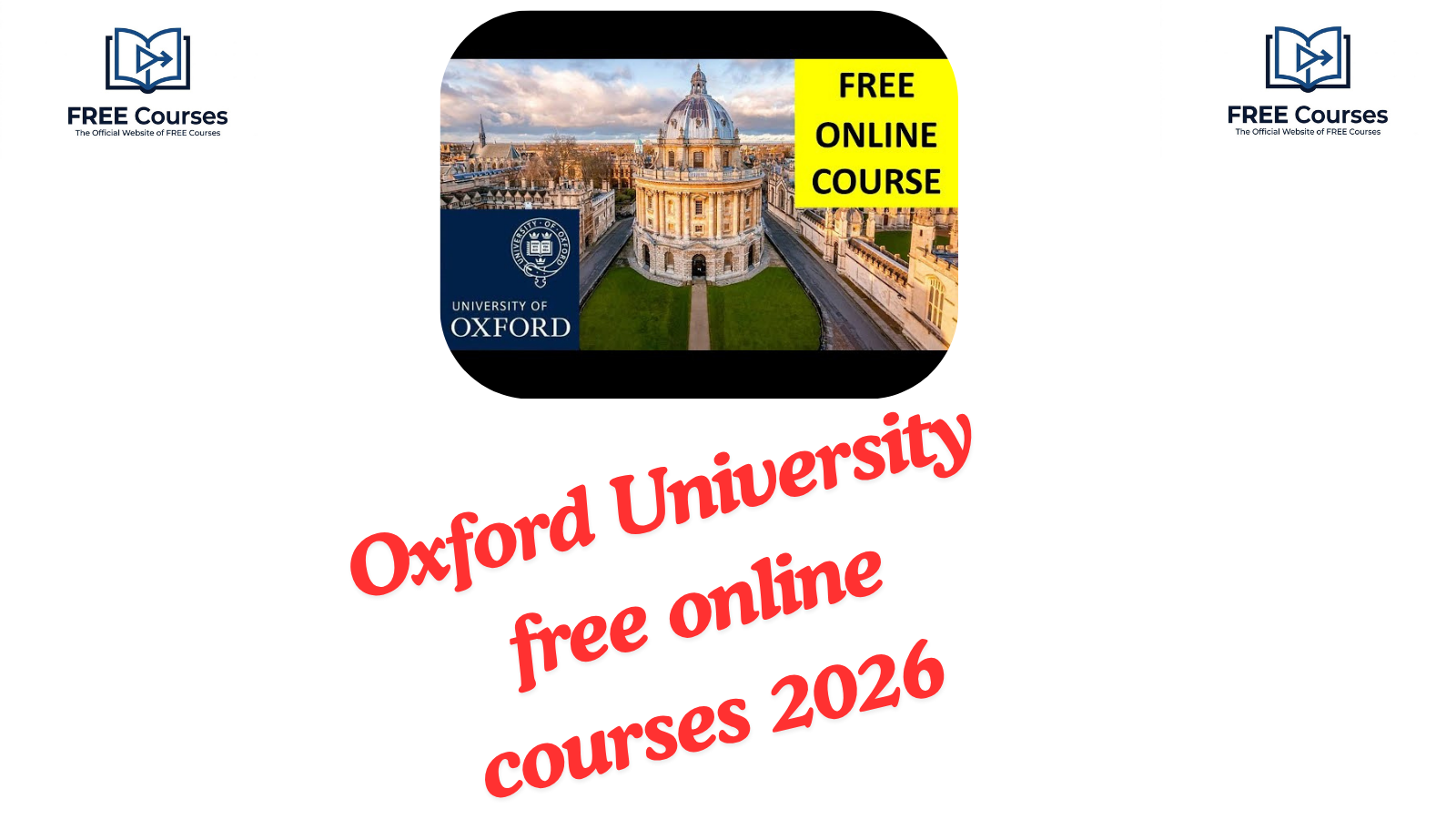 Oxford University free online courses 2026