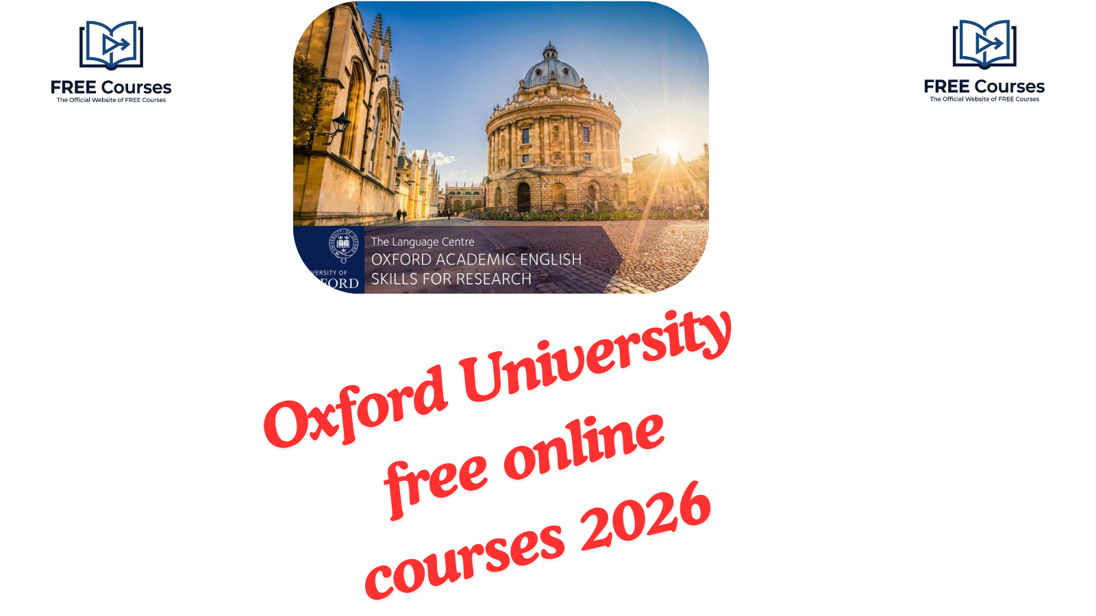 Oxford University free online courses 2026