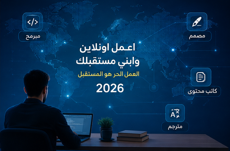 افضل مواقع العمل الحر توفر شغل اونلاين و المرتب بالساعة 2026