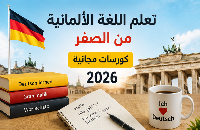 تعلم اللغة الألمانية من الصفر كورسات مجانية 2026
