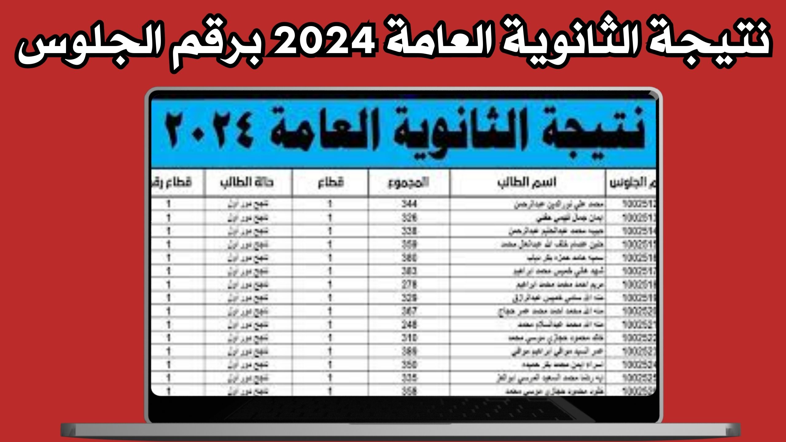 موقع نتيجة الثانوية العامة 2024 بالاسم و برقم الجلوس برابط مباشر مجانا