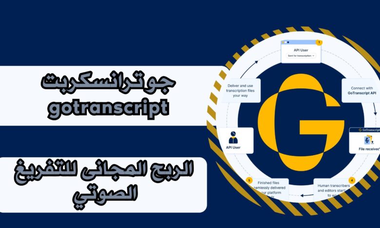 الربح من موقع gotranscript التفريغ الصوتي بسهولة مجانا 2025