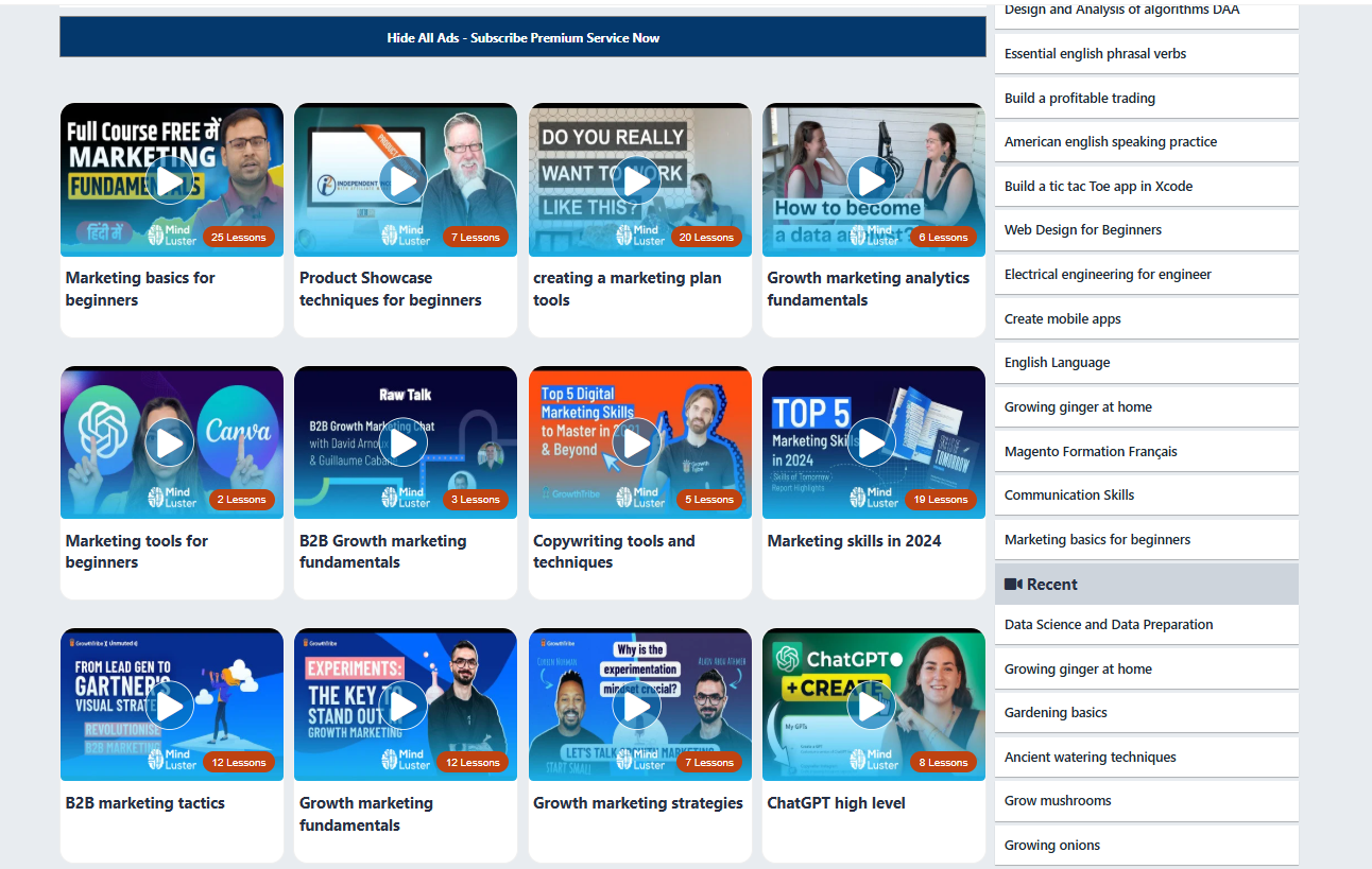 Free online courses with Free Certificate